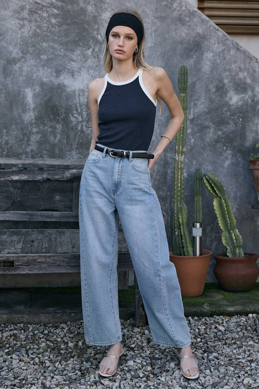 Americana Washed Ringer Tank