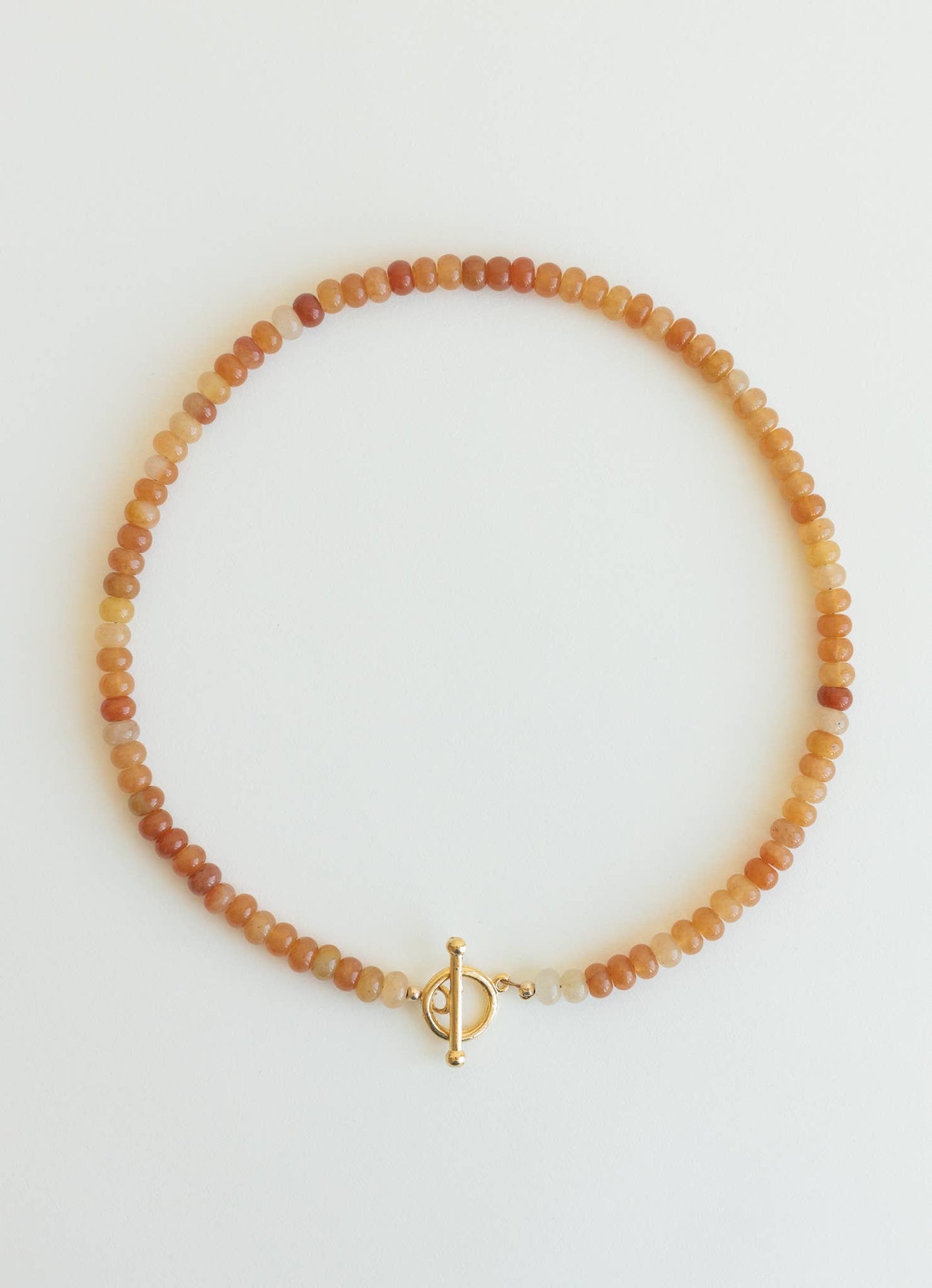 Millie Necklace – Red Aventurine Beaded Necklace