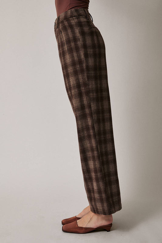 Brownstone Plaid Trouser