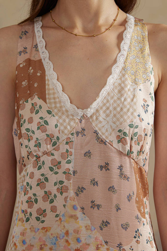 Patchwork Bloom Dress