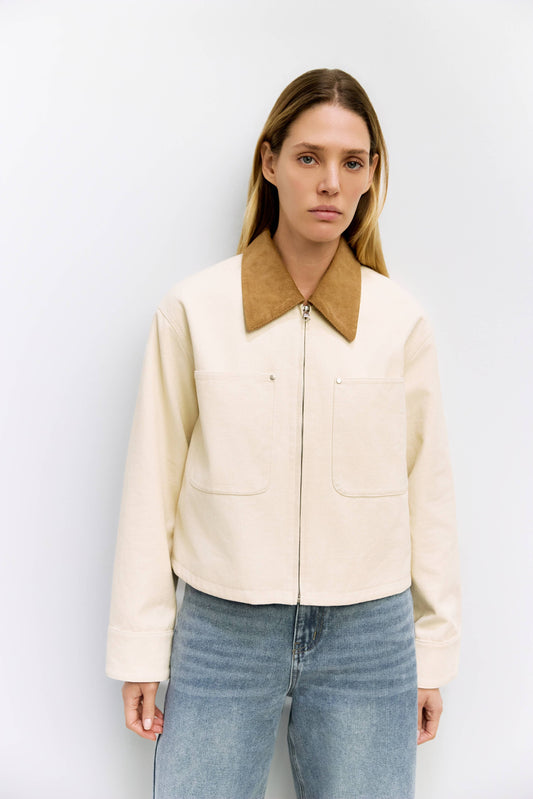 Foxglove Duck Twill Utility Jacket