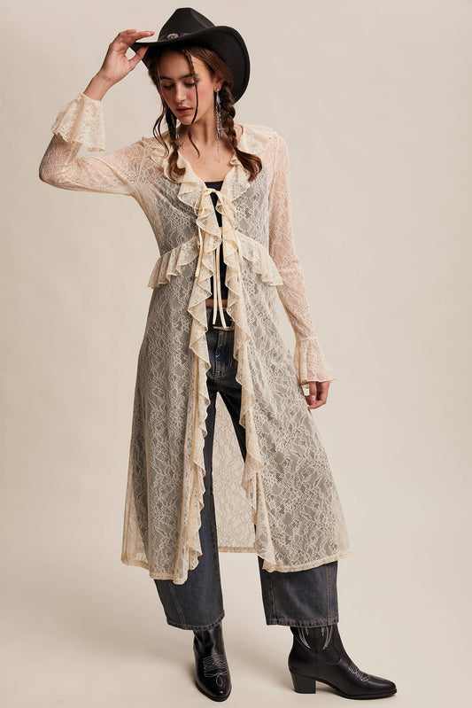 Honeysuckle Lace Duster