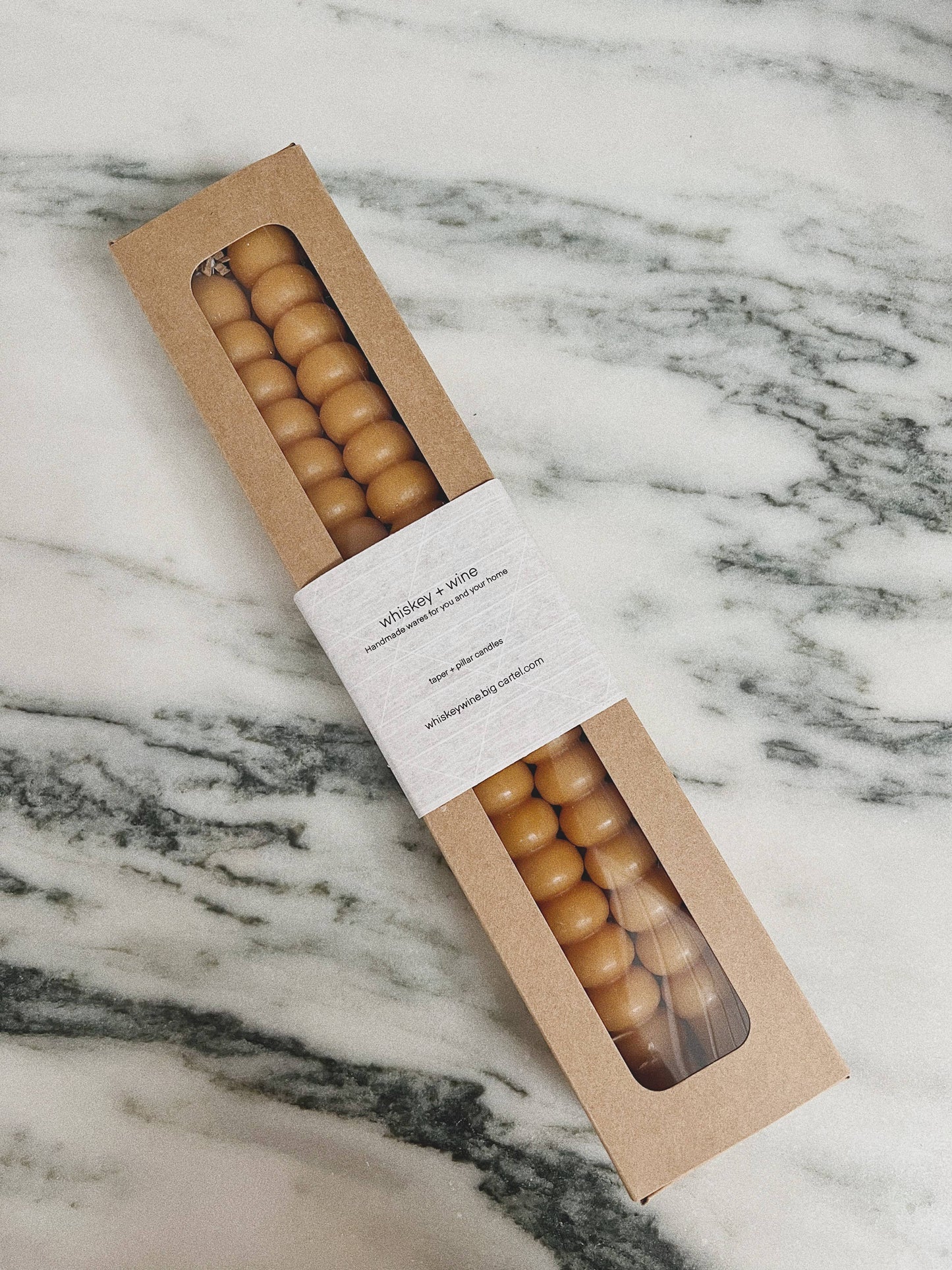 Bauble Beeswax Taper Candles