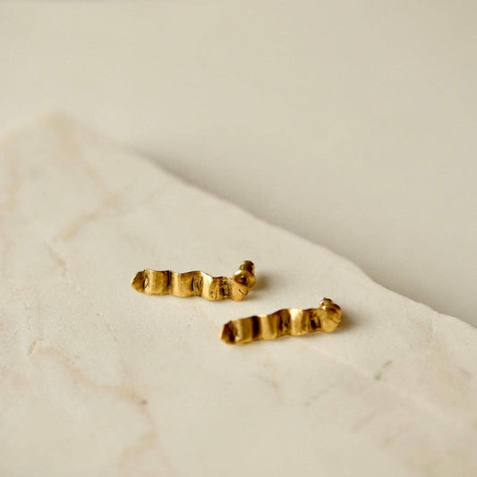 Wave Stud Earrings
