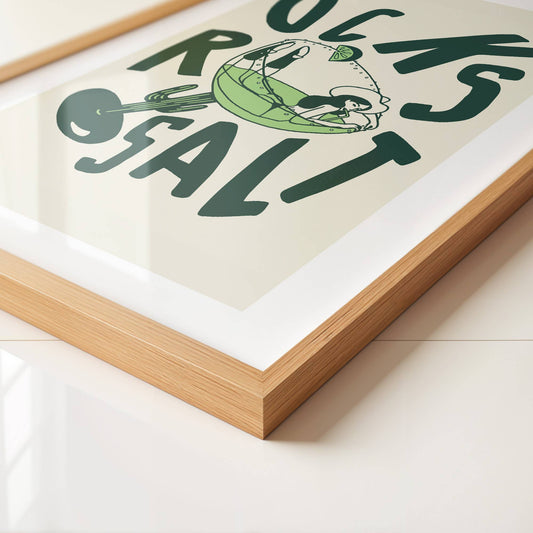 Cowgirl & Margarita Print | 5x7