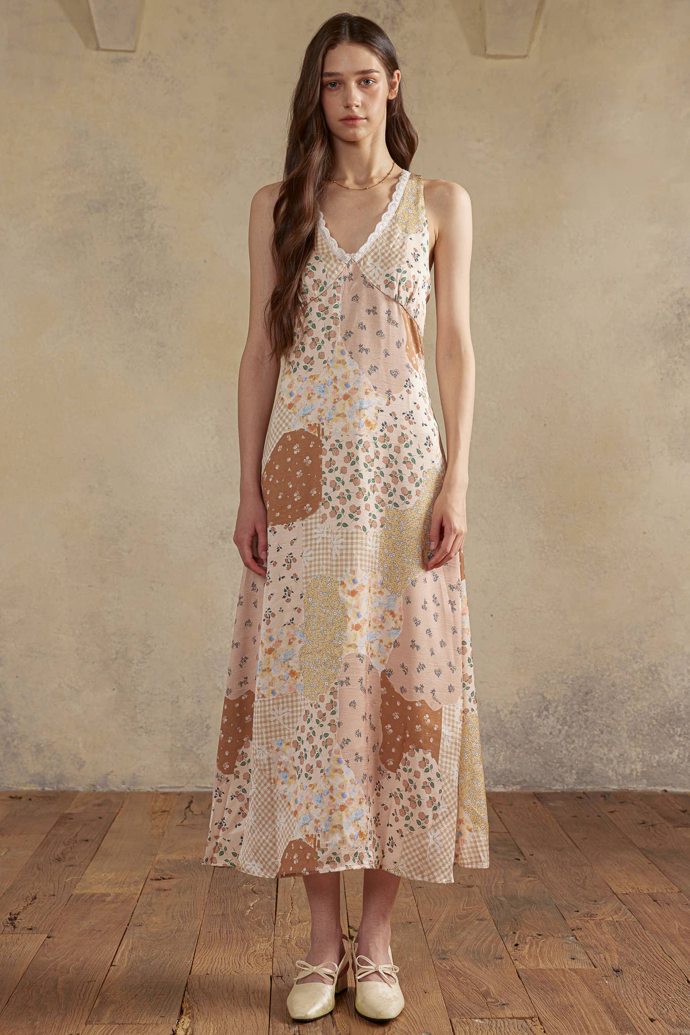 Patchwork Bloom Dress