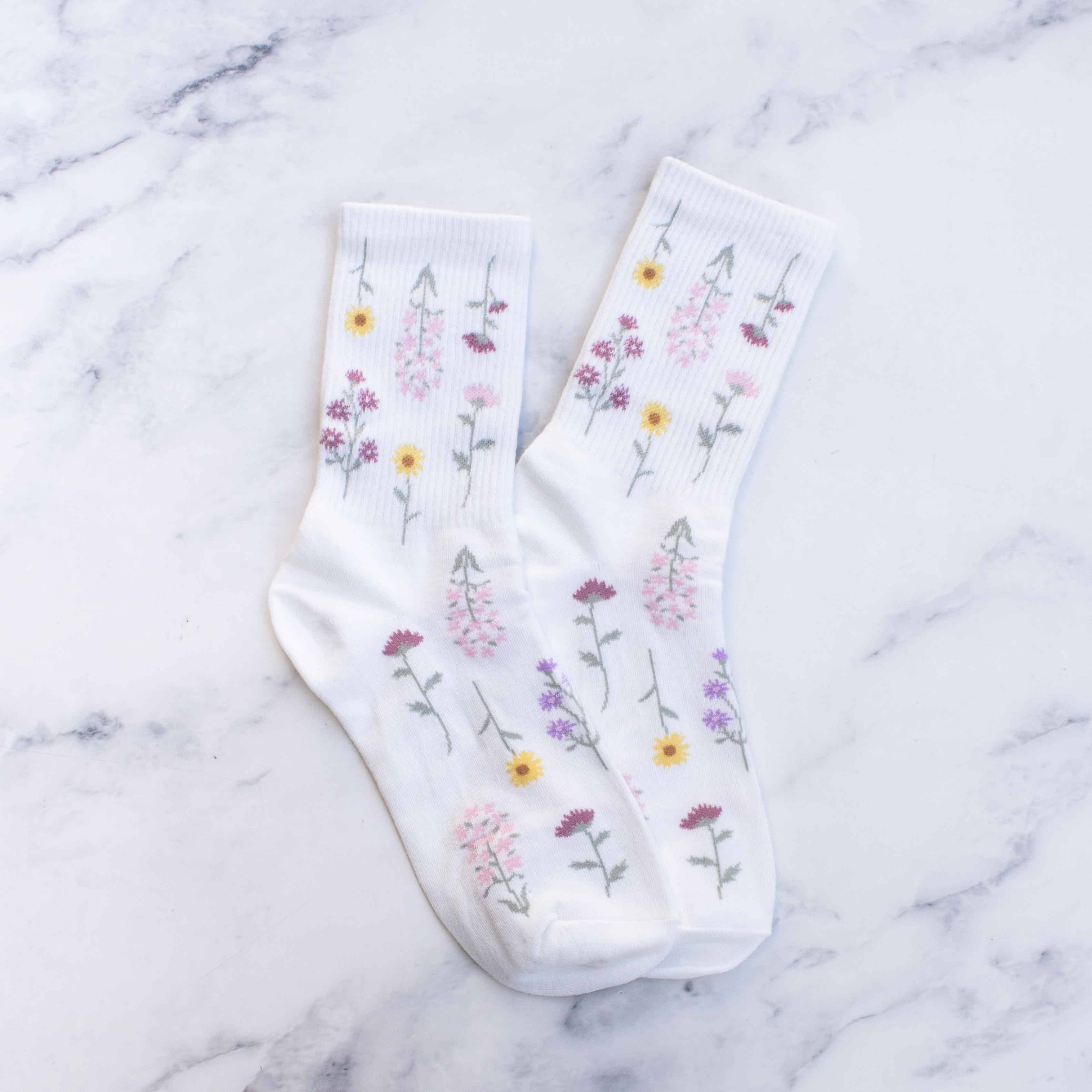 Botanical Garden Crew Socks