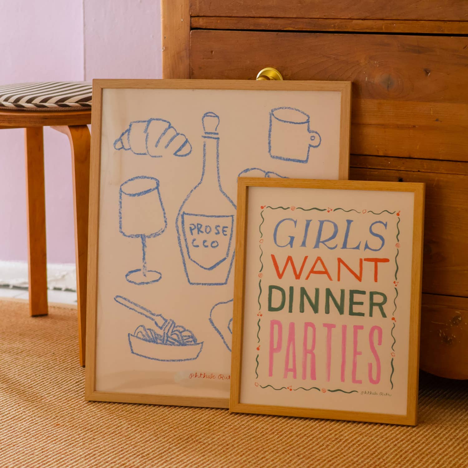 Girls Want Dinner Parties | 16x20
