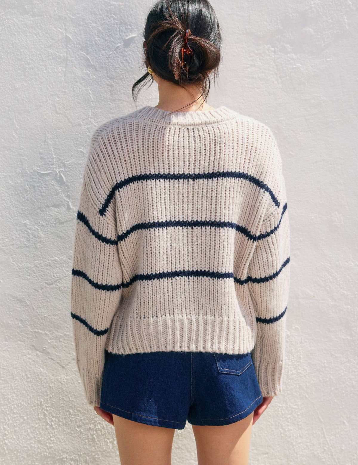 Harbor Stripe Cardigan