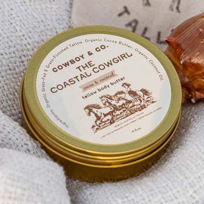 Cocoa + Coconut Tallow Hydrating Body Butter