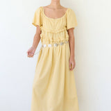 Daffodil Flowy Midi Dress