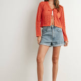 Zinnia Tie-Front Cardigan