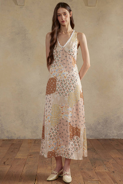 Patchwork Bloom Dress