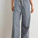 Boone Gingham Flowy Pants