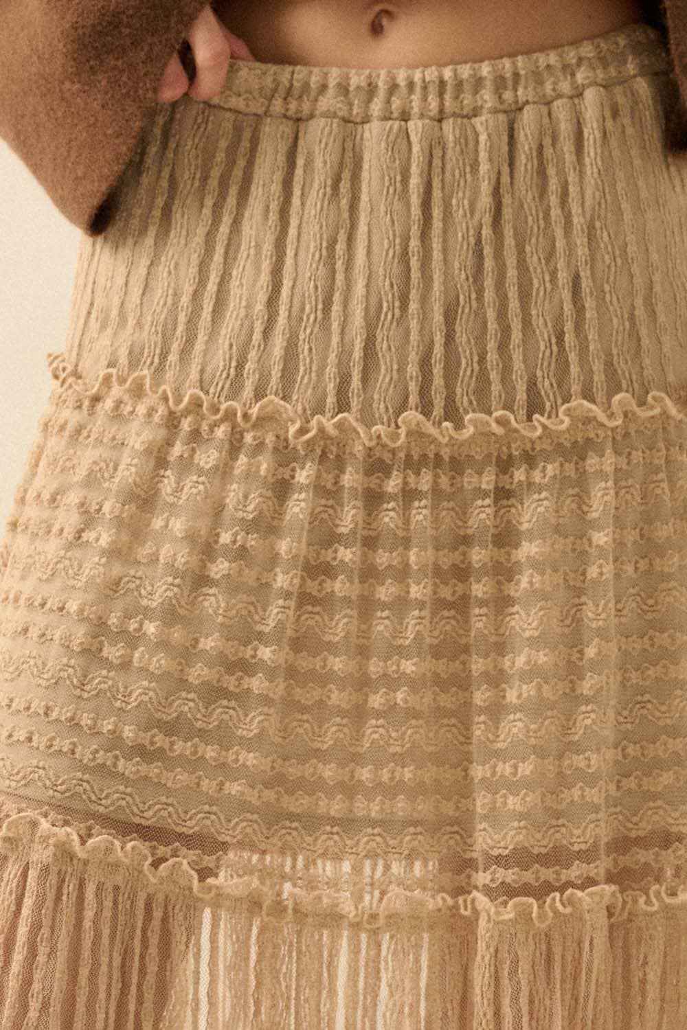 Paloma Skirt – Tiered Ruffle Maxi