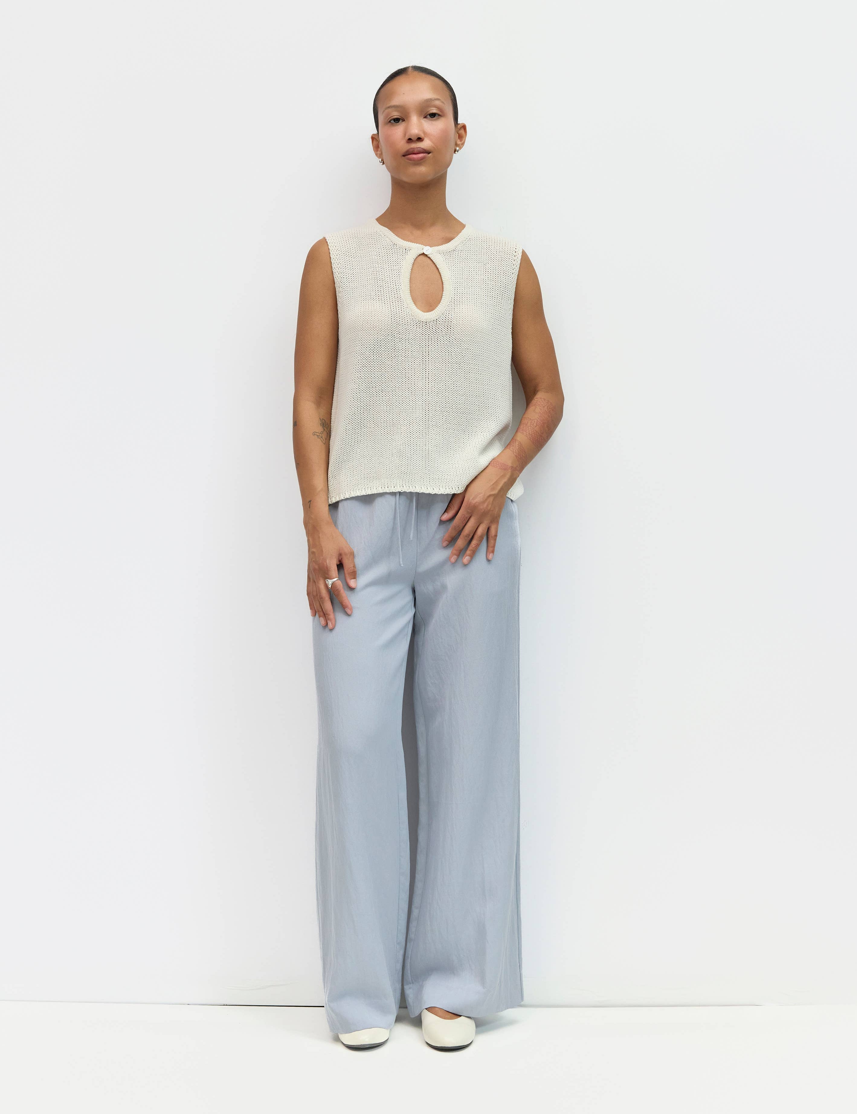Katie Keyhole Knit Tank