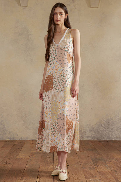 Patchwork Bloom Dress