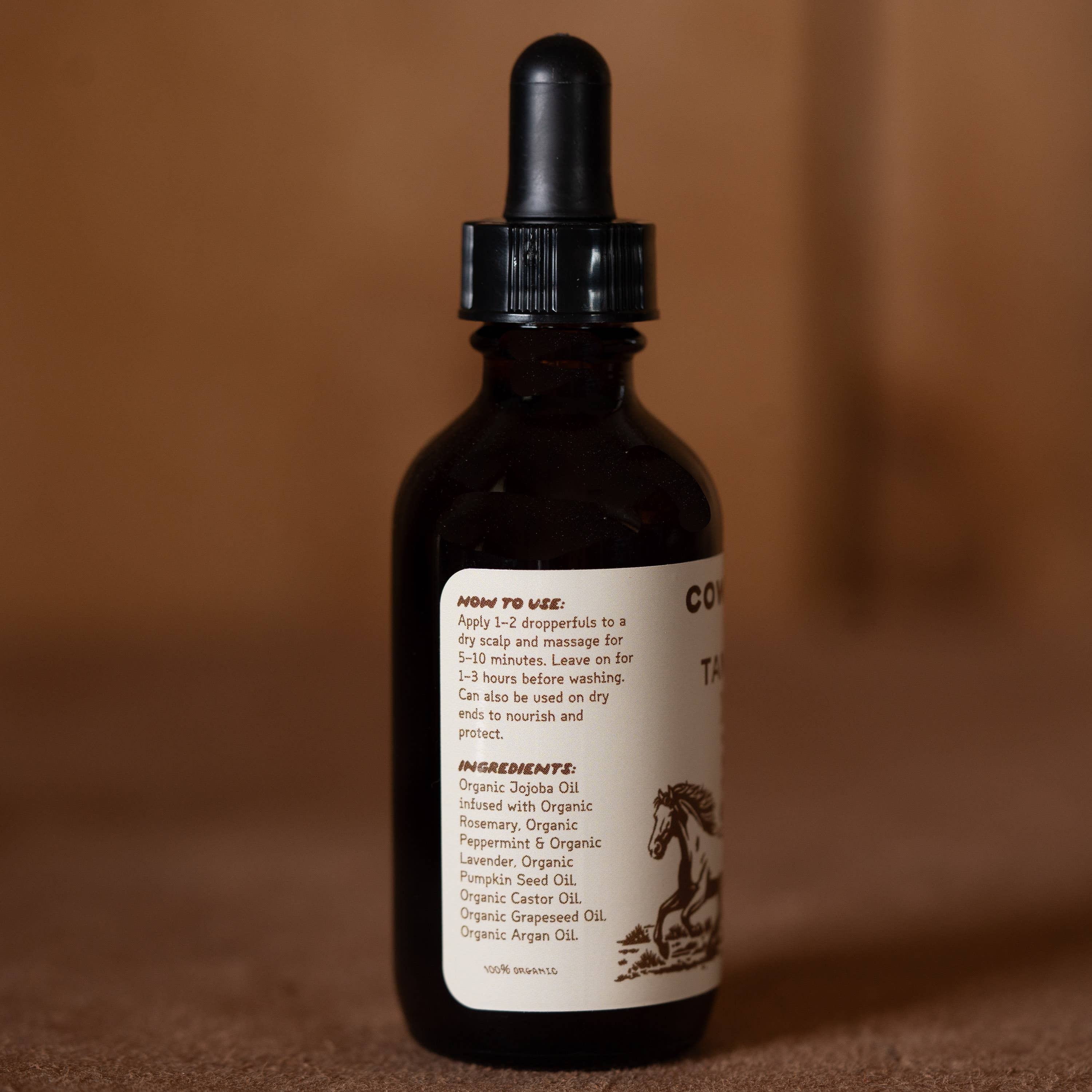 Tamed Mane Hair Elixir | Organic Rosemary & Castor Scalp Treatment