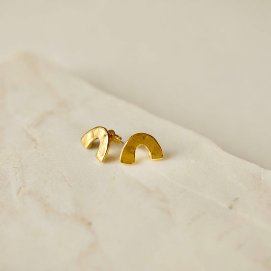 Arc Stud Earrings