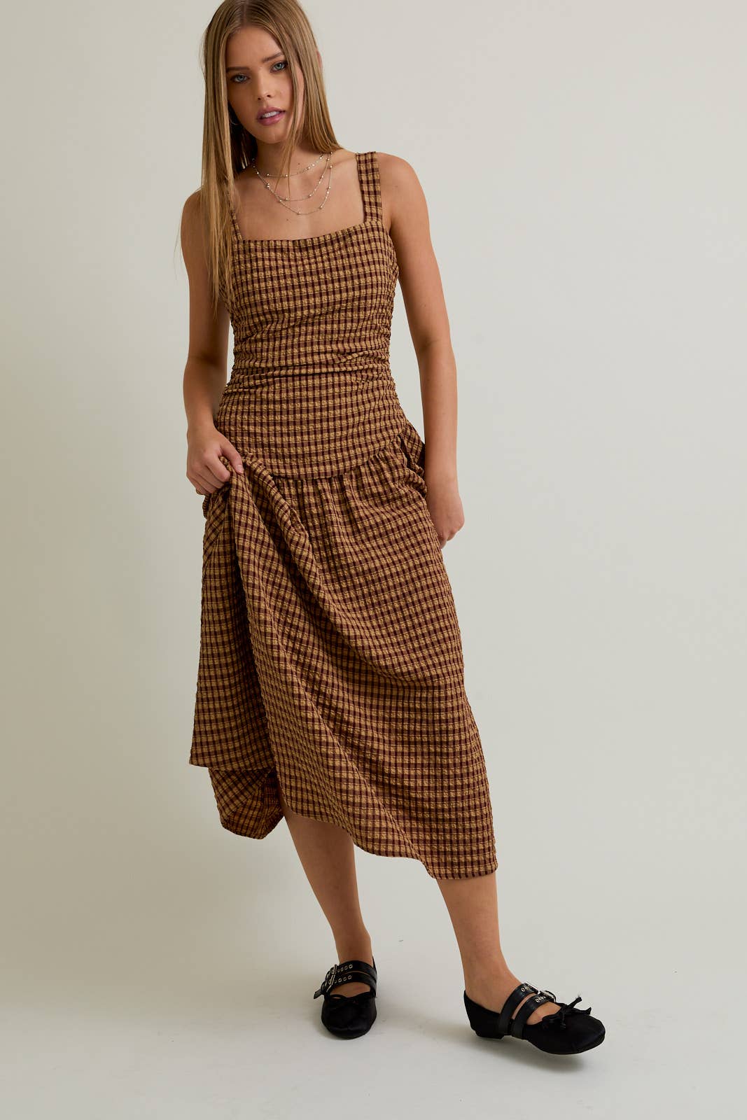 Harvest Check Dress