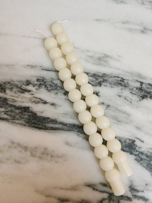 Bauble Beeswax Taper Candles