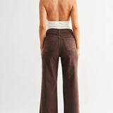 Porter Patch Pocket Wide Leg Jean