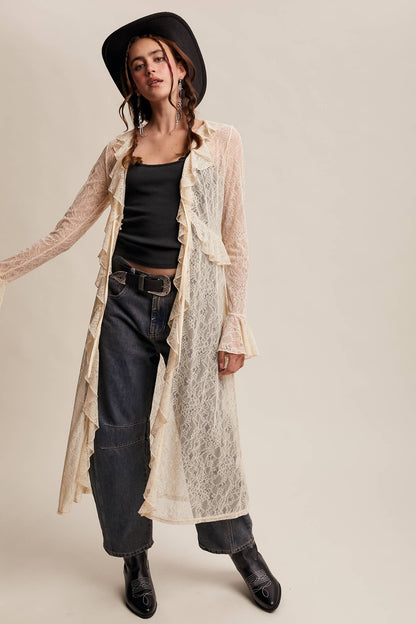 Honeysuckle Lace Duster