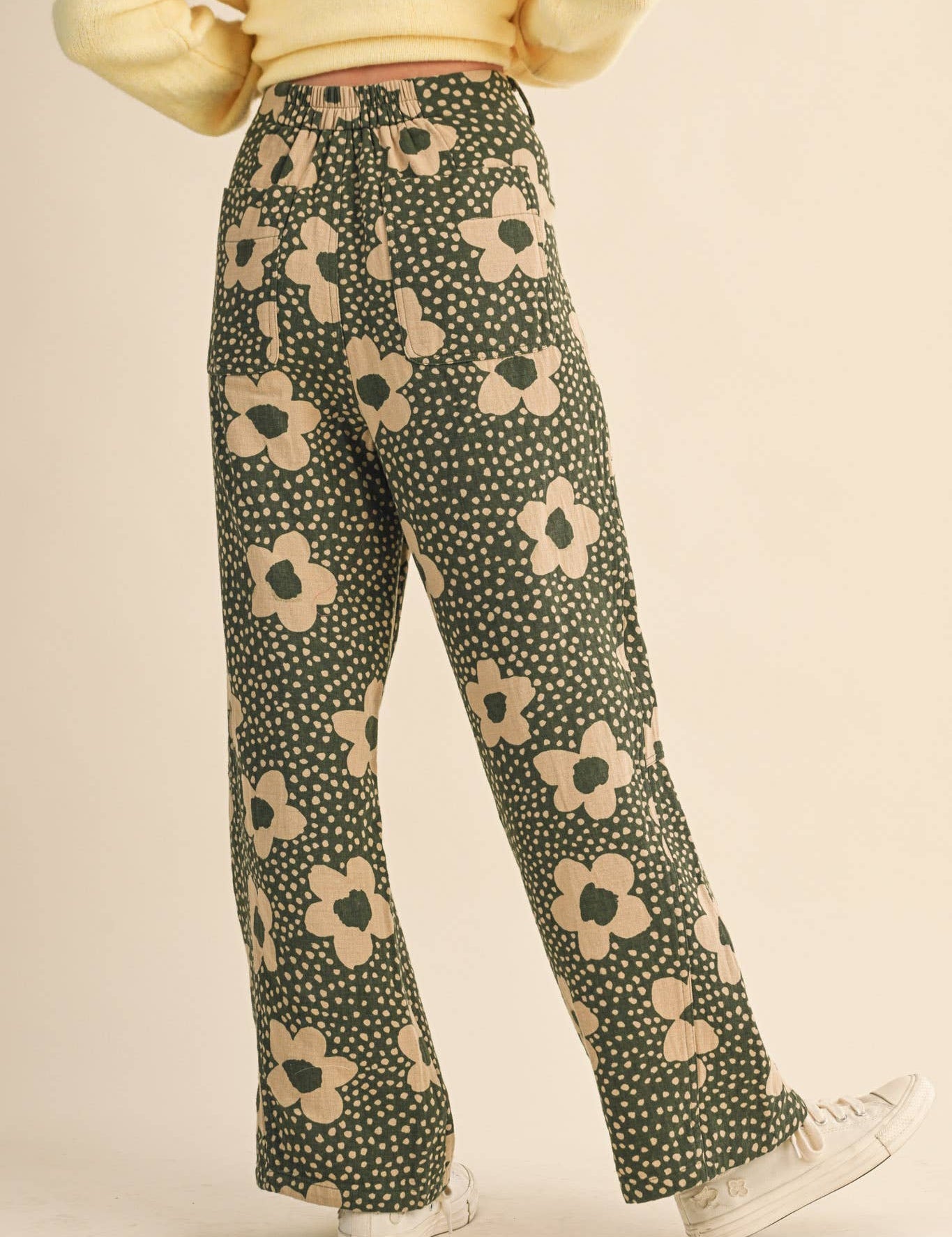 Lexington Floral Wide-Leg Pants