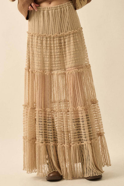 Paloma Skirt – Tiered Ruffle Maxi