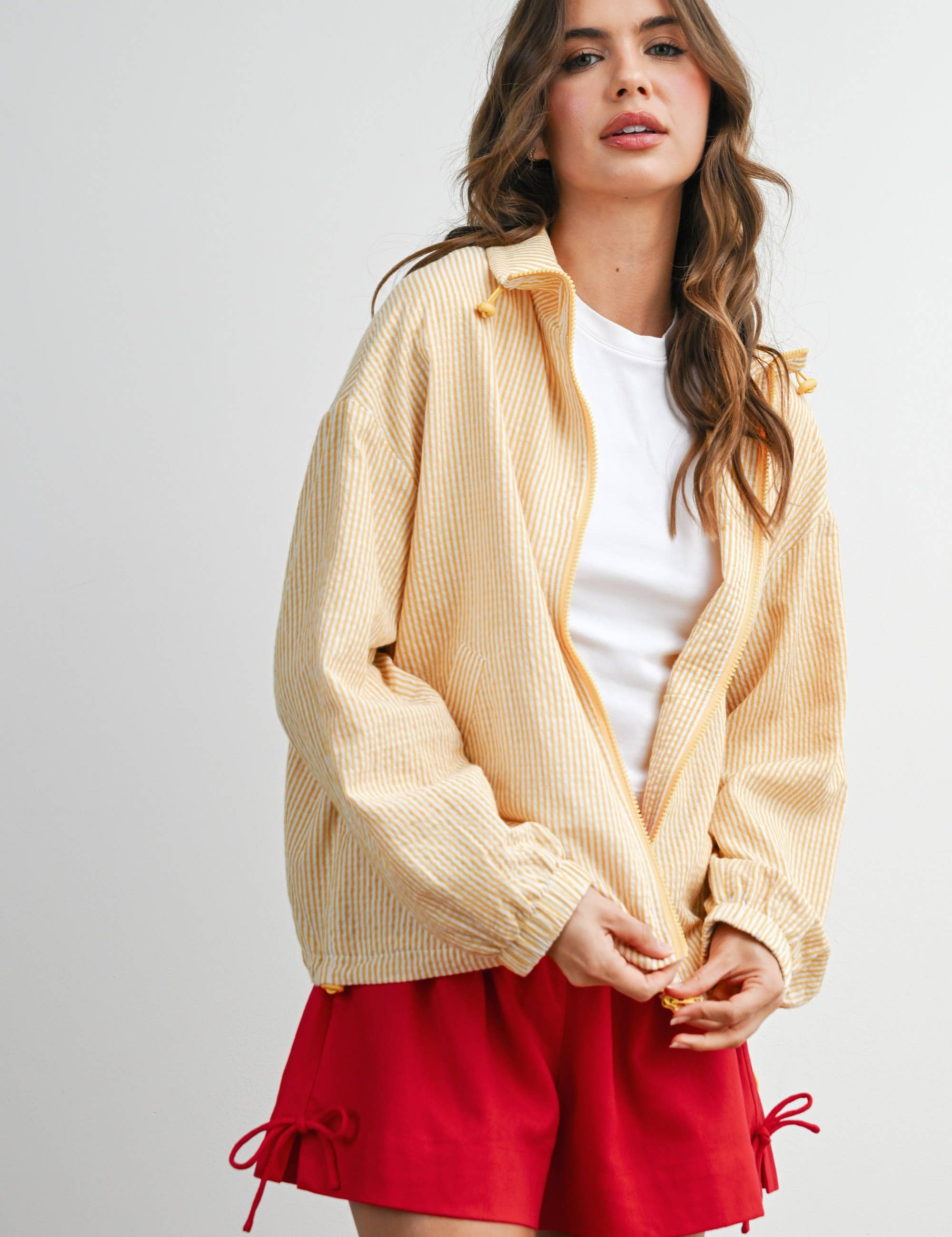 Elkin Stripe Zip Jacket