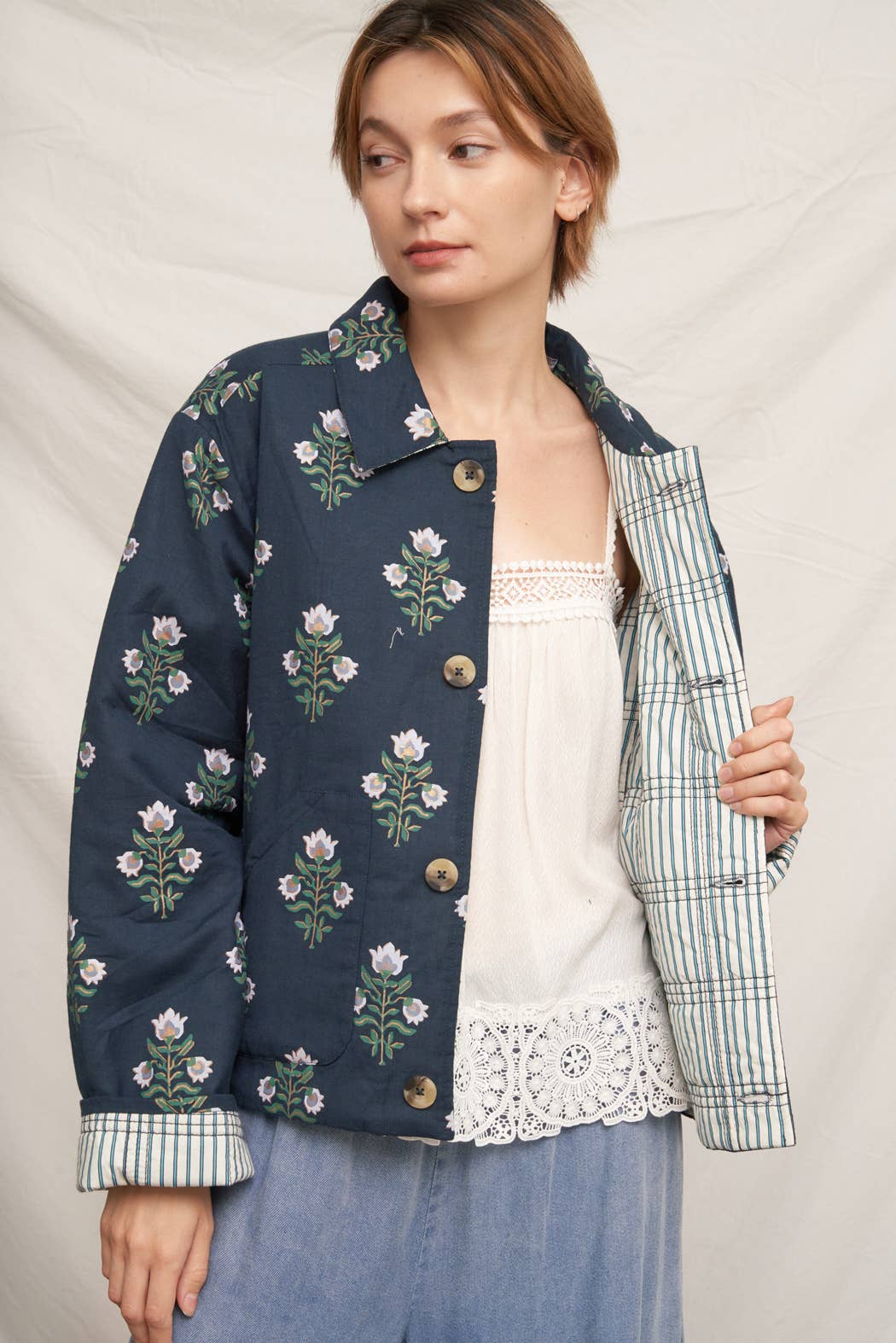 Seedling Reversible Quilted Jacket