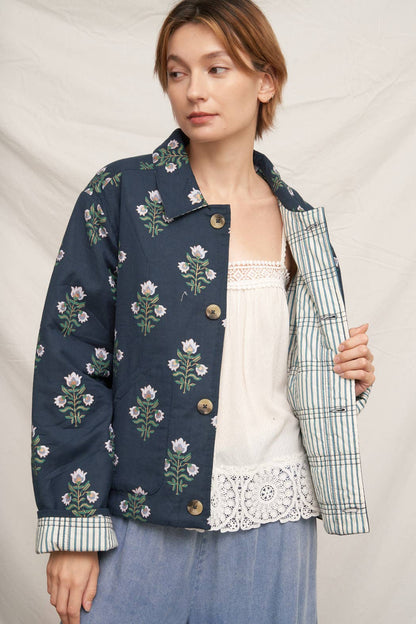 Seedling Reversible Quilted Jacket
