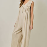 Dune Wide-Leg Tencel Jumpsuit