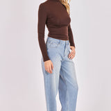 Oak Turtleneck Top