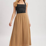 Willow Cotton Midi Skirt