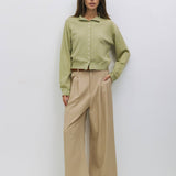 Kerry High-Neck Cardigan