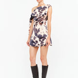 The Natasha Cow-Print Mini Dress