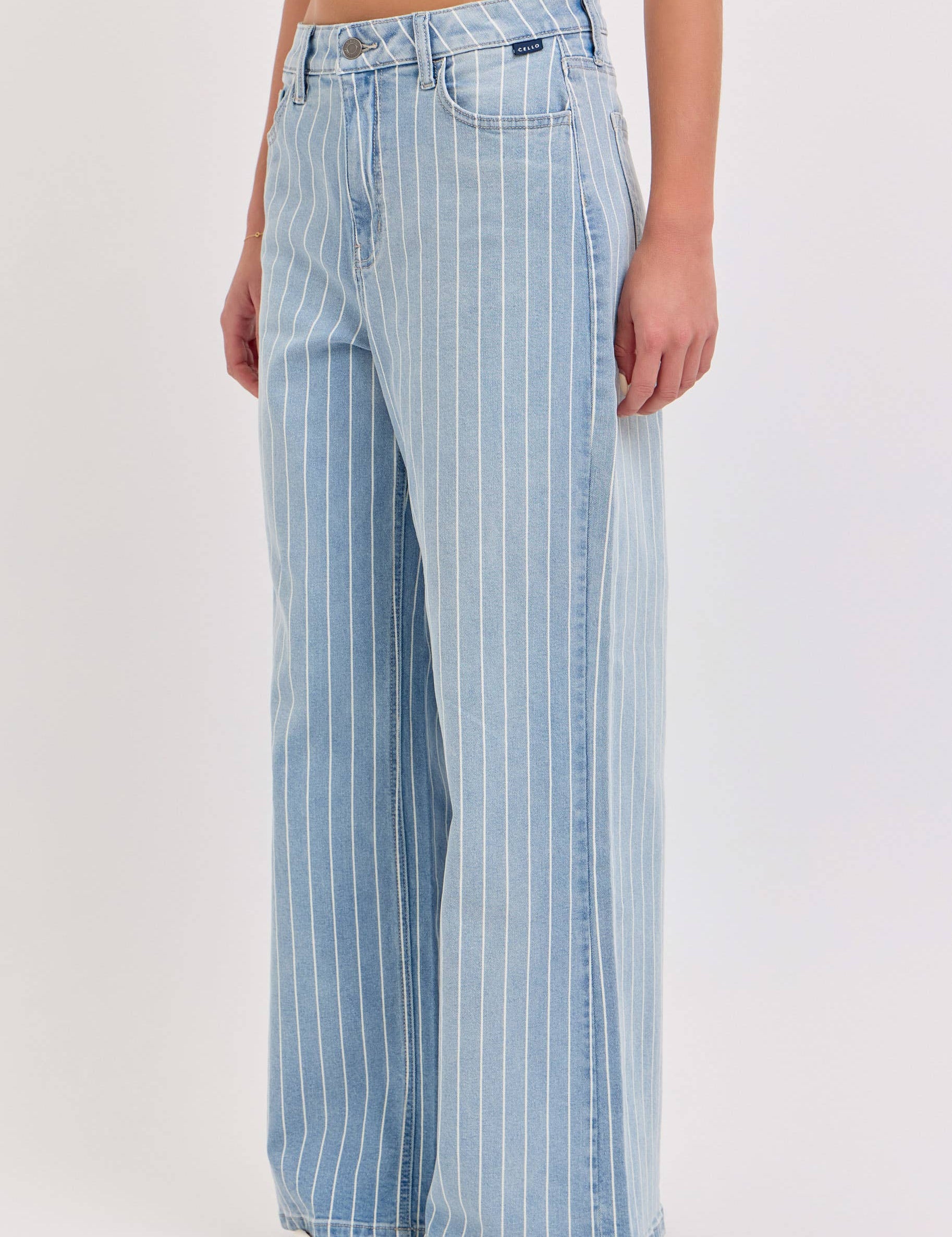 Railway Relaxed Striped Jeans
