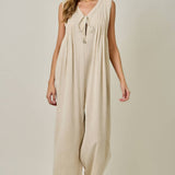 Dune Wide-Leg Tencel Jumpsuit