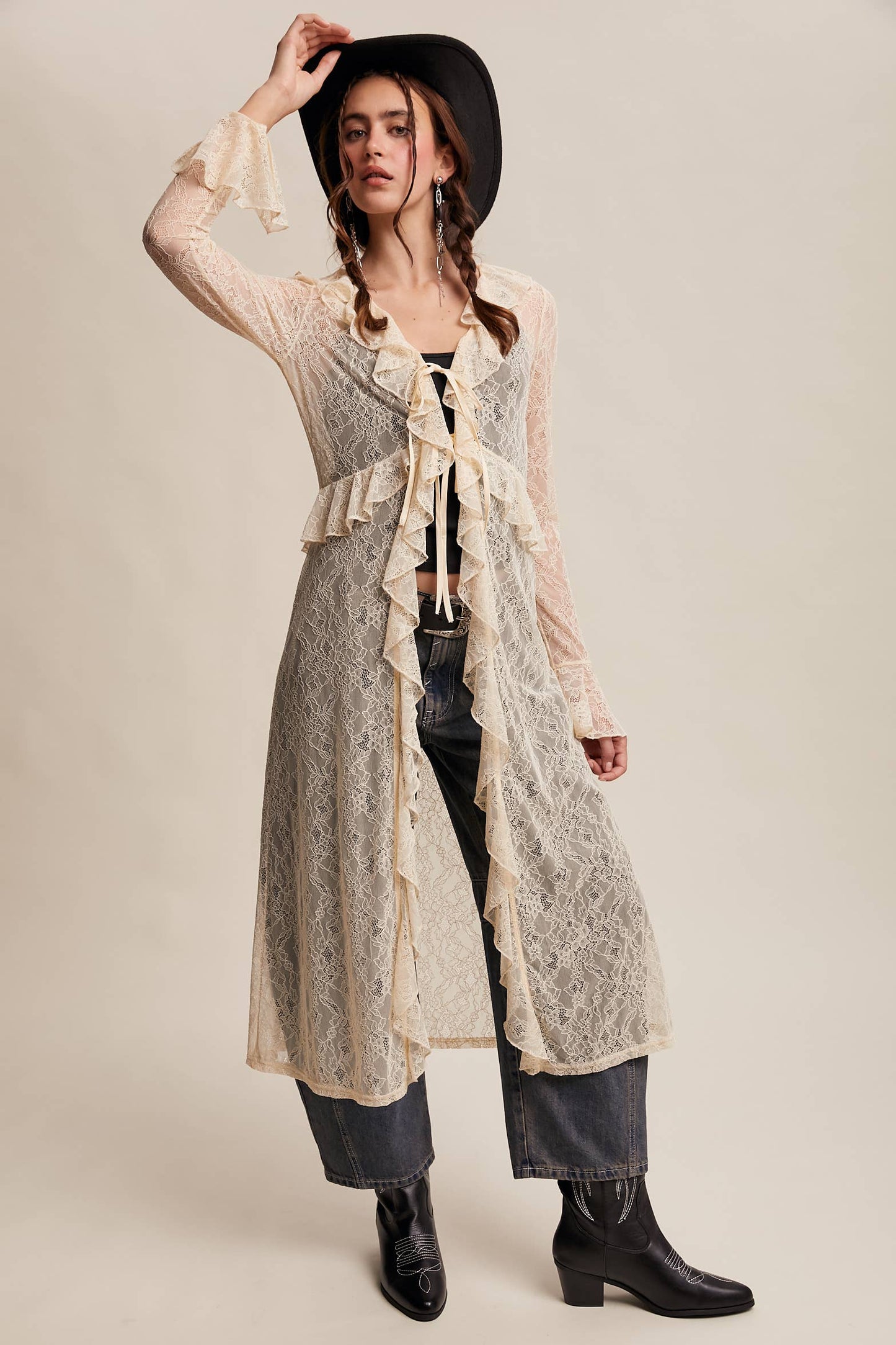 Honeysuckle Lace Duster