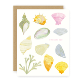 Treasure You Seashell Greeting Card