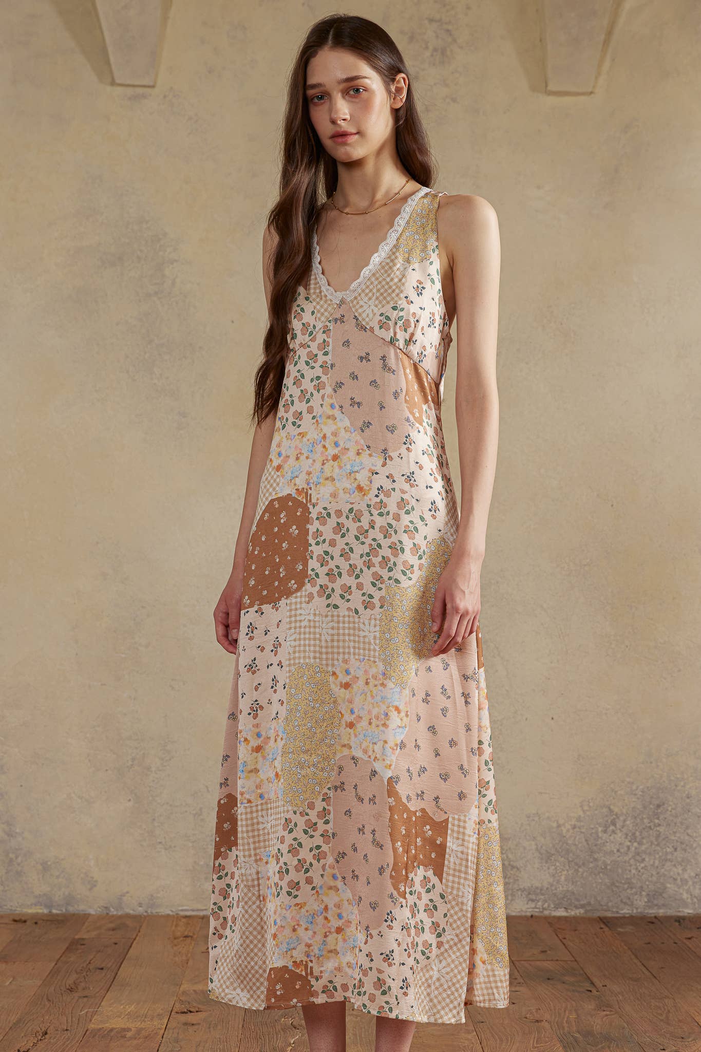 Patchwork Bloom Dress