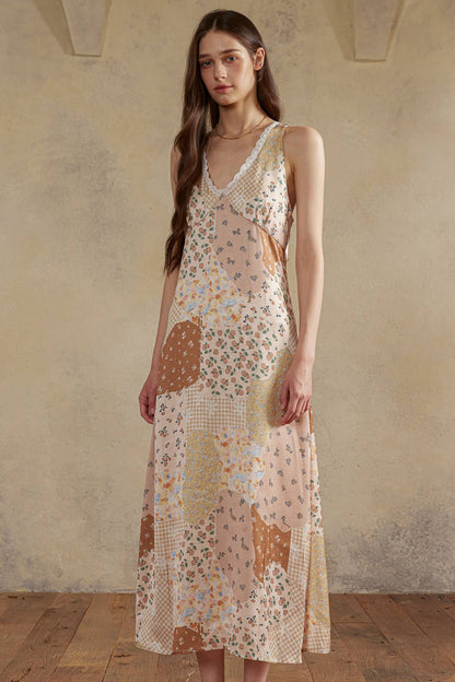 Patchwork Bloom Dress