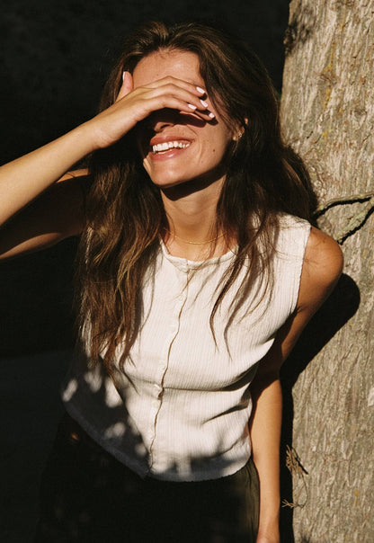 Luna Pointelle Shell