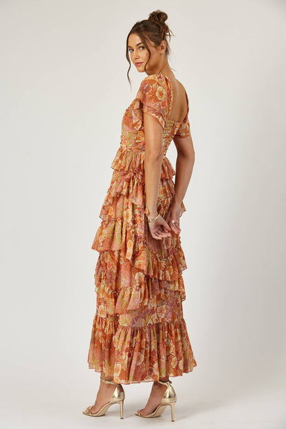 Marigold Ruffle Dress