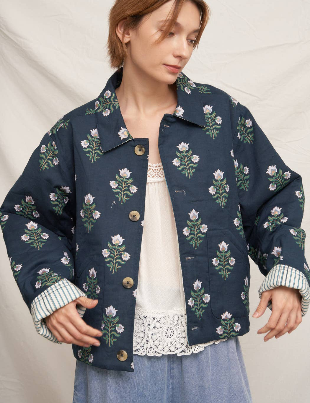 Seedling Reversible Quilted Jacket