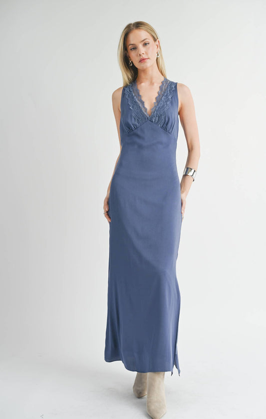 Fiona Lace-Detail Slip Dress