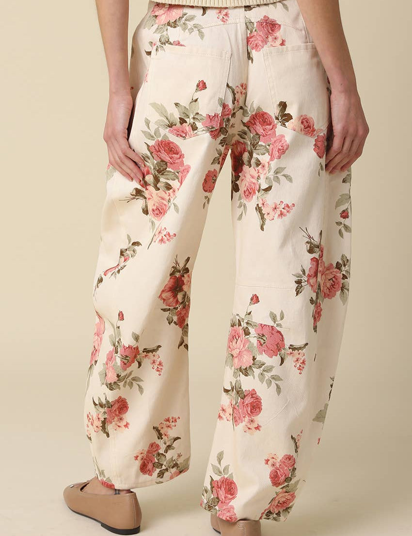 Rosebud Floral Jeans