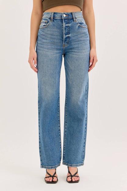 Byrd High-Rise Stovepipe Jeans