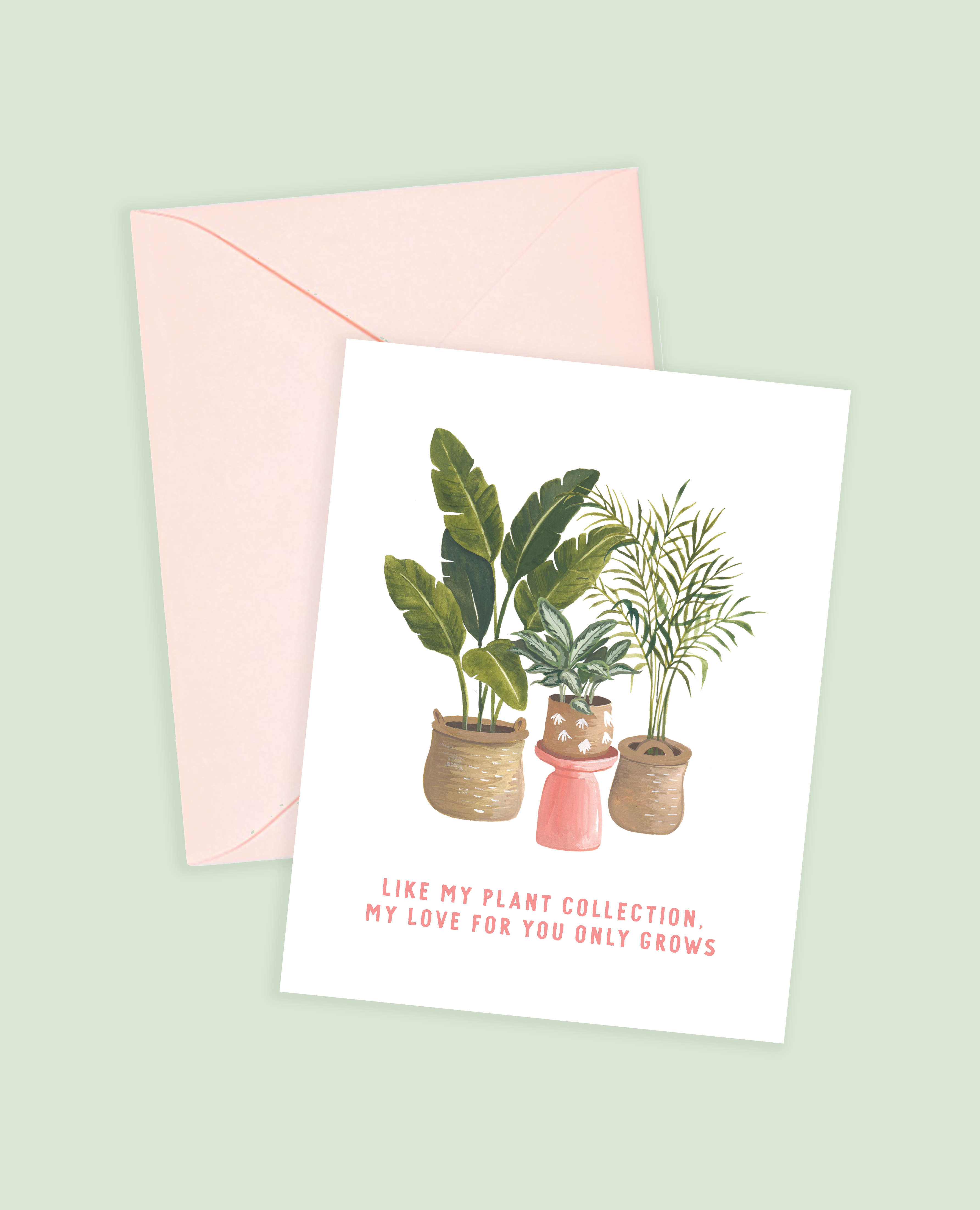Plant Collection Love Card